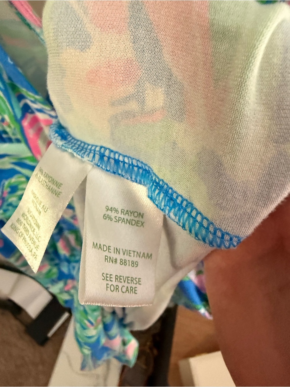 Lilly Pulitzer Pargi Wrap Romper Women’s L - Picture 5 of 7